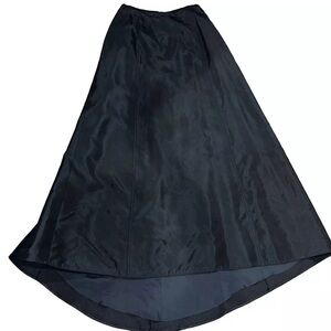 Cache Black Maxi A-Line Skirt for Cocktail Events